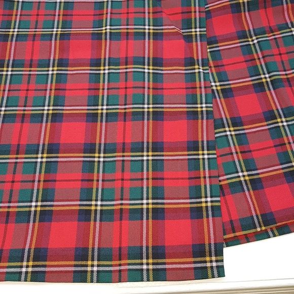 MASSIMO FABBRO ITALY *NWT* Red Tartan Mini Skirt/Kilt. Size Medium - Picture 3 of 11